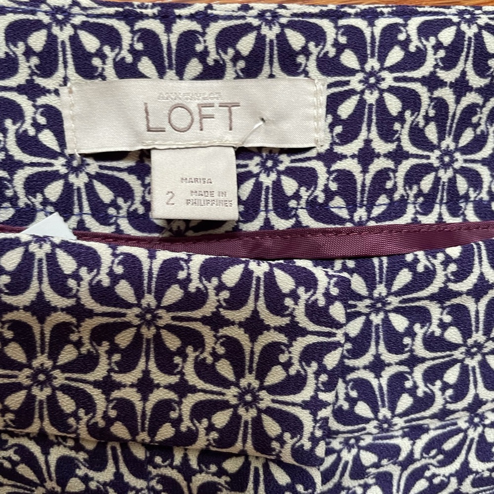 Loft Ann Taylor Size 2 Marisa‎ Dress Pants Cropped